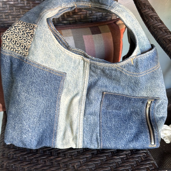 Marc Jacobs Patchwork Denim Shoulder Bag - Picture 7 of 9